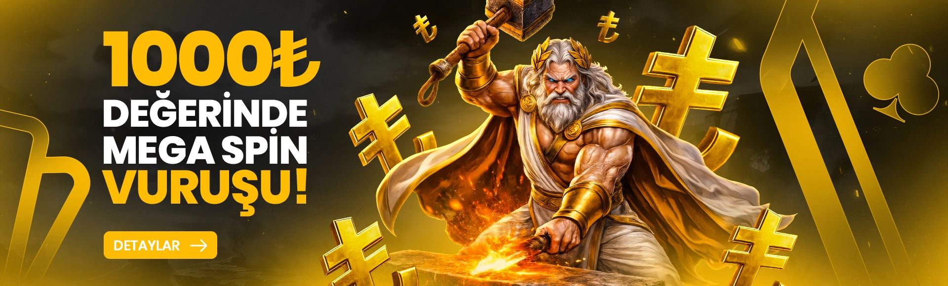 1000₺ Değerinde Mega Spin Vuruşu